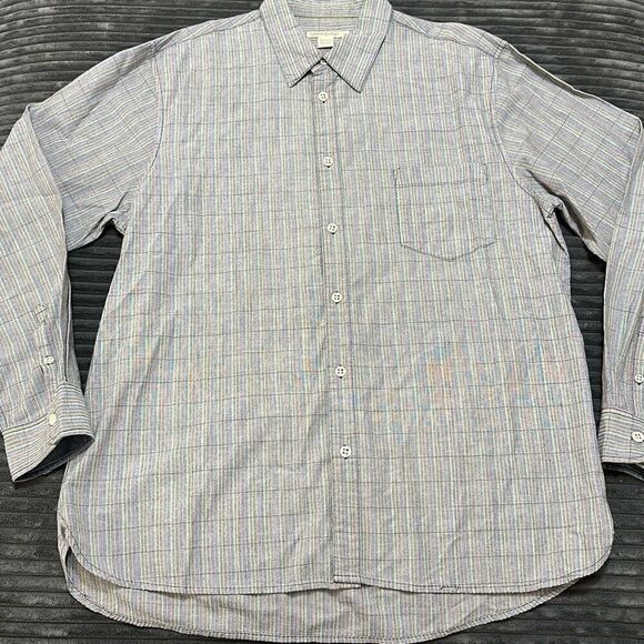 Carbon 2 Cobalt Button Down Casual 100% Cotton Men’s Size XL - Picture 1 of 7